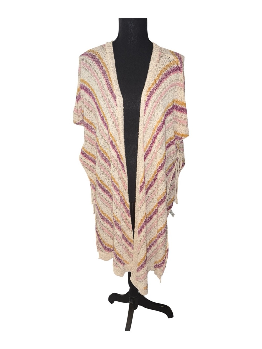 Lush Anthropologie oversized sweater vest/kimono